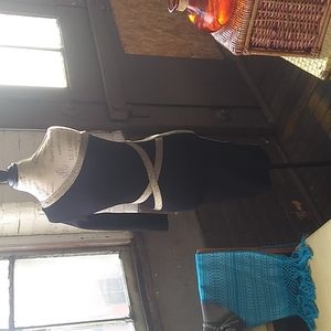 XOXO black and gold off the shoulder dress (size large)